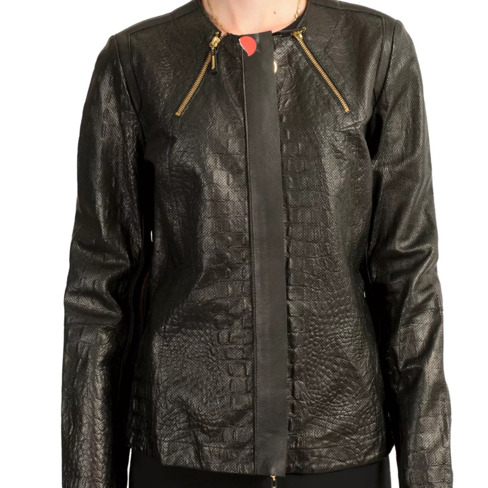 NWT Just Cavalli leather jacket size 44